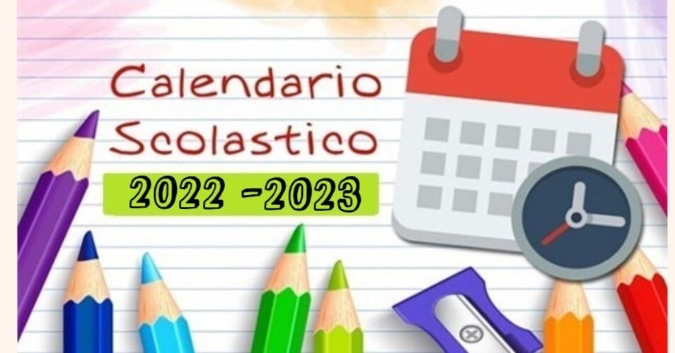 Calendario scolastico 2022-23